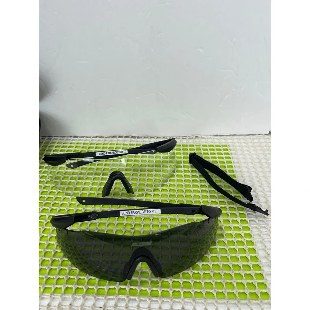 ESS‎ ICE Eyeshield Safety Kit 2-Lens Tactical Shooting-glass EUC
